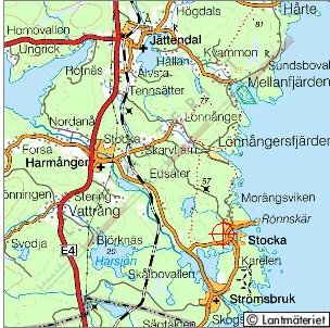 Gävleborgs Län Karta / Sveriges 21 län